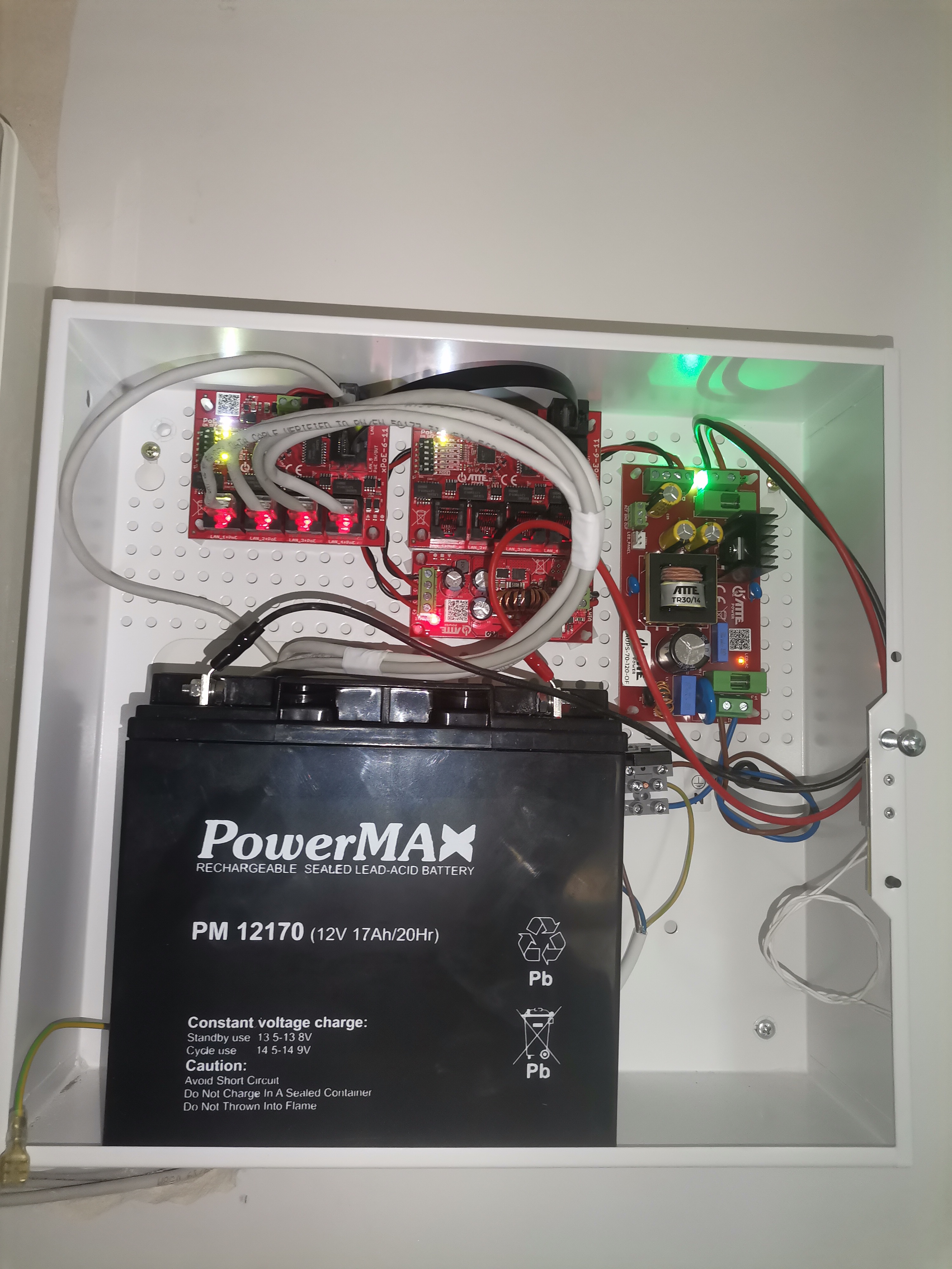 Zasilanie awaryjne kamer ATTE